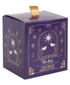 Gothic Gifts The Star Lavender Tarot Candle Homeware 8 Gothic Gifts The Star Lavender Tarot Candle Homeware