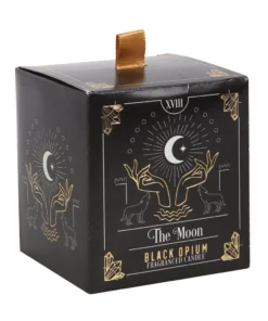 Gothic Gifts The Moon Black Opium Tarot Candle