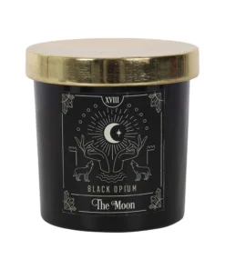 Gothic Gifts The Moon Black Opium Tarot Candle