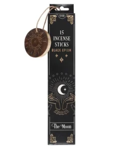 Gothic Gifts The Moon Black Opium Tarot Incense Sticks Homeware