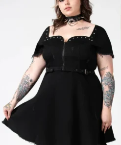 Killstar Time Out Zip Denim Dress New Arrivals