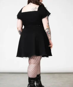 Killstar Time Out Zip Denim Dress New Arrivals