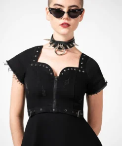 Killstar Time Out Zip Denim Dress New Arrivals