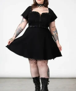 Killstar Time Out Zip Denim Dress New Arrivals