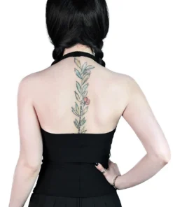 Killstar Rockoholic Halter Top Ladies