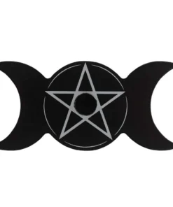 Gothic Gifts Triple Moon Spell Candle Holder Homeware