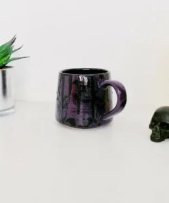 New Arrivals Weird & Wonderful Ceramics Purple Skull Stumpy Mug 11 New Arrivals Weird & Wonderful Ceramics Purple Skull Stumpy Mug
