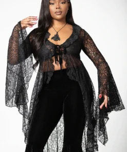 Killstar Vilania Lace Duster Ladies