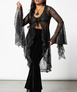 Killstar Vilania Lace Duster Ladies 12 Killstar Vilania Lace Duster Ladies