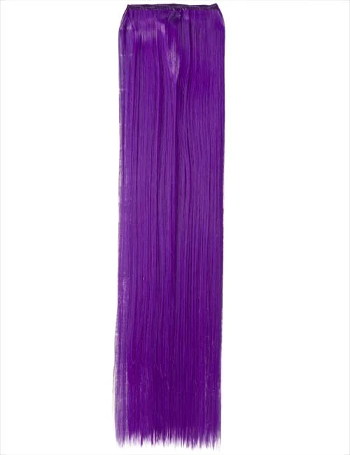 Gothic Attitude Violet Straight 20" Single Weft Hair Extensions New Arrivals 3 Gothic Attitude Violet Straight 20" Single Weft Hair Extensions New Arrivals