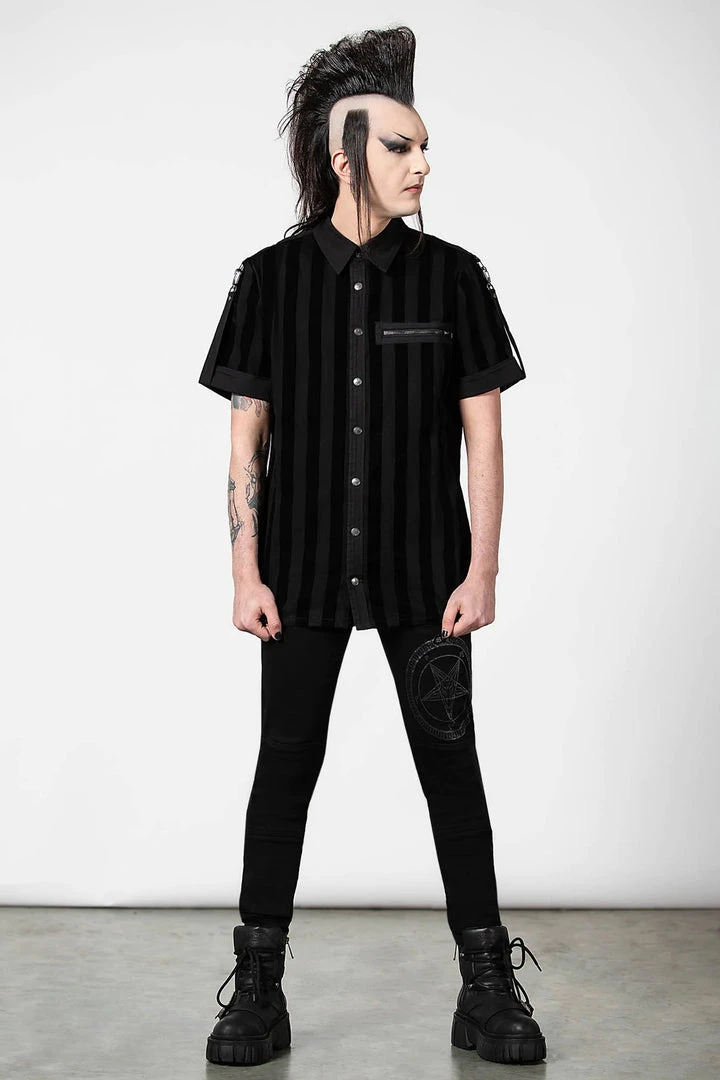 Ladies Killstar Wastelands Button-Up Shirt 4 Ladies Killstar Wastelands Button-Up Shirt