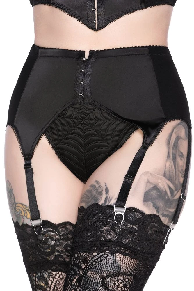 Ladies Killstar Webutant Garter Belt 3 Ladies Killstar Webutant Garter Belt