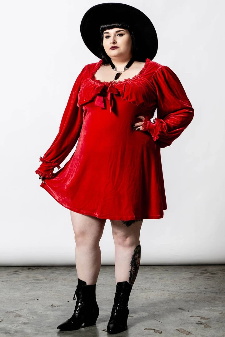 Killstar Witchful Thinking Dress Scarlet Ladies 4 Killstar Witchful Thinking Dress Scarlet Ladies