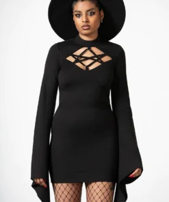 Killstar Witchural Long Sleeve Dress Ladies