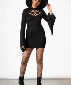 Killstar Witchural Long Sleeve Dress Ladies 9 Killstar Witchural Long Sleeve Dress Ladies