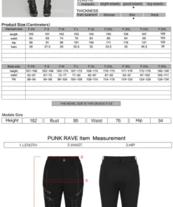 New Arrivals Punk Rave Raven Jeans