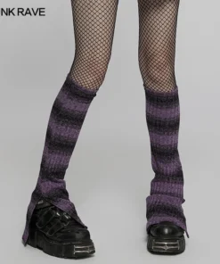 New Arrivals Punk Rave Nikita Leg Warmers - Violet