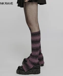 New Arrivals Punk Rave Nikita Leg Warmers - Violet