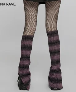 New Arrivals Punk Rave Nikita Leg Warmers - Violet