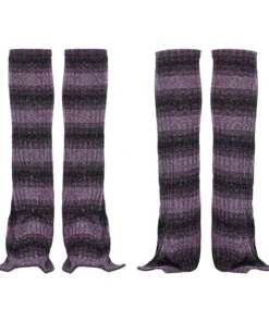 New Arrivals Punk Rave Nikita Leg Warmers - Violet