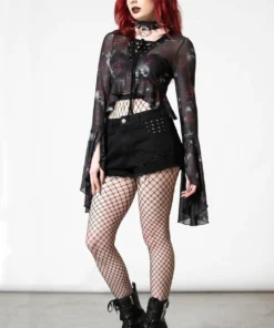 Killstar Wicked Rose Mesh Blouse New Arrivals 12 Killstar Wicked Rose Mesh Blouse New Arrivals