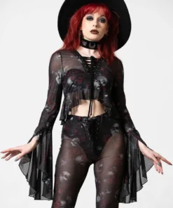 Killstar Wicked Rose Mesh Blouse New Arrivals 13 Killstar Wicked Rose Mesh Blouse New Arrivals