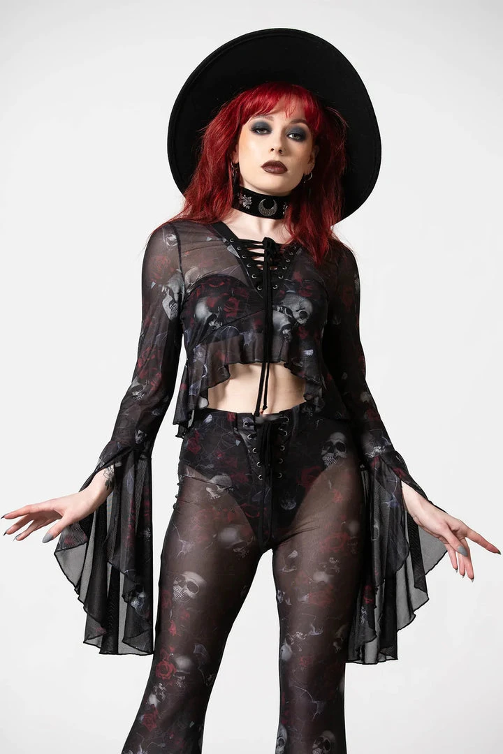 Killstar Wicked Rose Mesh Blouse New Arrivals 5 Killstar Wicked Rose Mesh Blouse New Arrivals