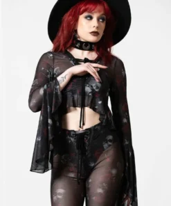 Killstar Wicked Rose Mesh Blouse New Arrivals 15 Killstar Wicked Rose Mesh Blouse New Arrivals