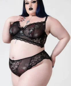 New Arrivals Killstar Wild Rose Mesh Panty