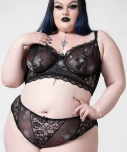 New Arrivals Killstar Wild Rose Mesh Panty