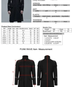 Punk Rave Colburn Long Coat Ladies 15 Punk Rave Colburn Long Coat Ladies