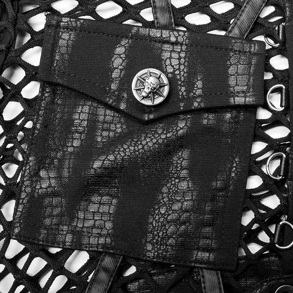 Punk Rave Avril Mesh Jacket Black Ladies 10 Punk Rave Avril Mesh Jacket Black Ladies