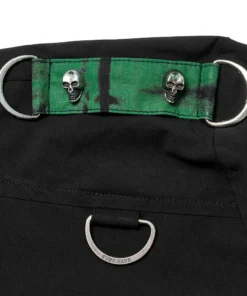 Punk Rave Ascelin Shirt Black / Green