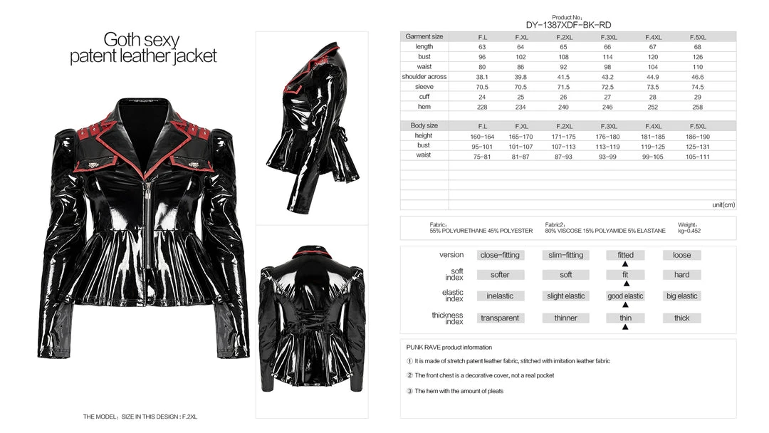 New Arrivals Punk Rave Arden Jacket 10 New Arrivals Punk Rave Arden Jacket