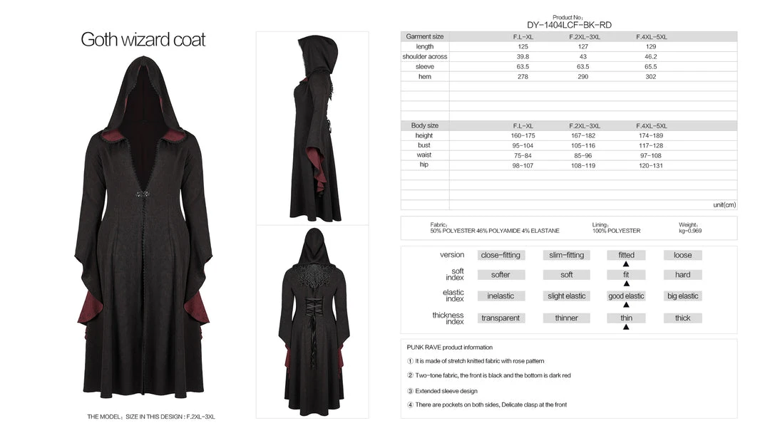 New Arrivals Punk Rave Elowen Jacquard Coat 11 New Arrivals Punk Rave Elowen Jacquard Coat