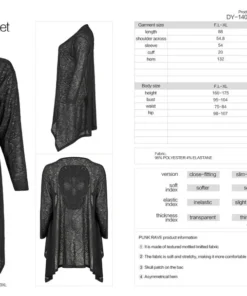 Punk Rave Ashanti Waterfall Cardigan New Arrivals 19 Punk Rave Ashanti Waterfall Cardigan New Arrivals