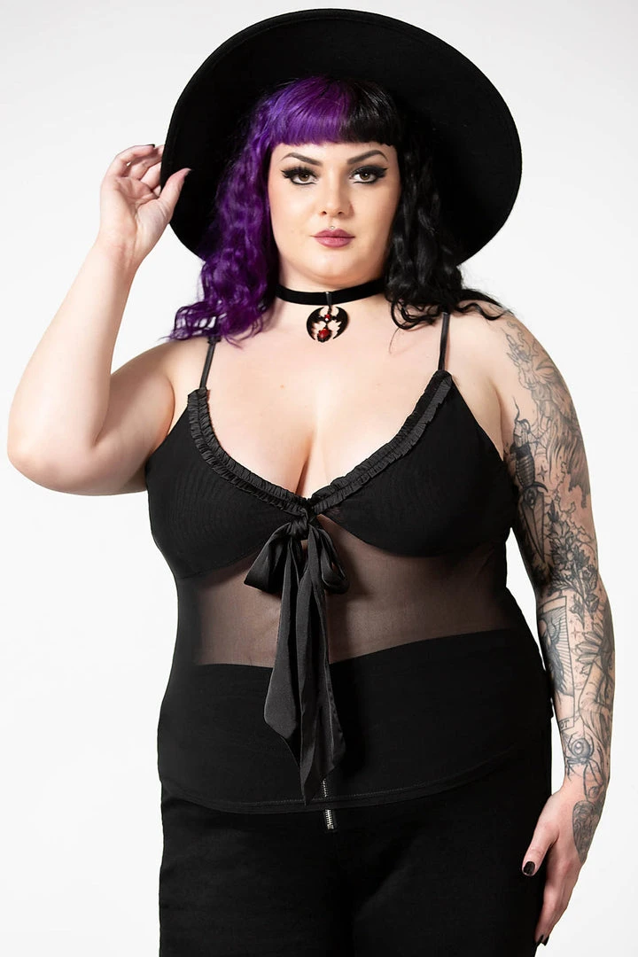 Killstar Yuna Ribbon Mesh Top 10 Killstar Yuna Ribbon Mesh Top