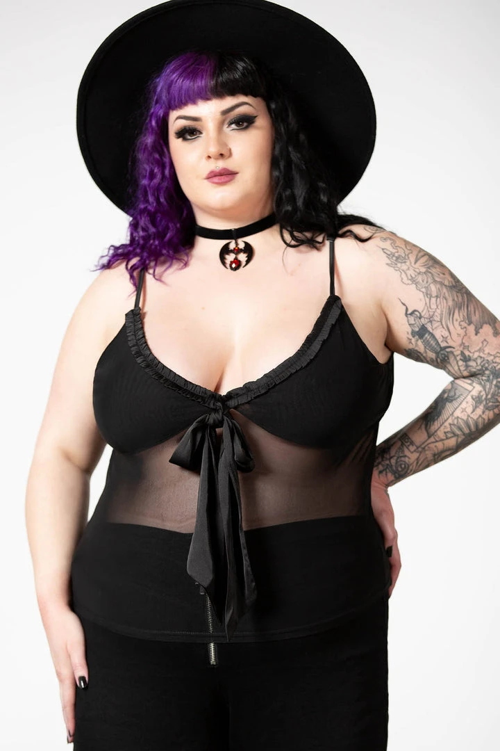 Killstar Yuna Ribbon Mesh Top 11 Killstar Yuna Ribbon Mesh Top