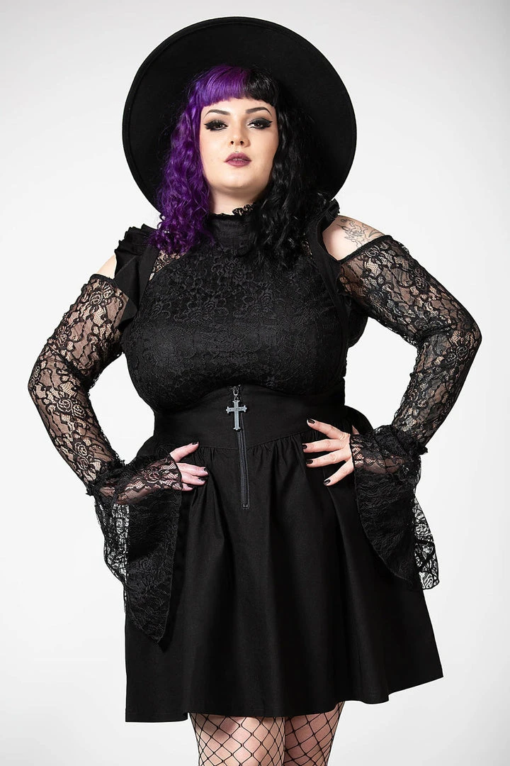 Killstar Yuna Suspender Skirt 4 Killstar Yuna Suspender Skirt