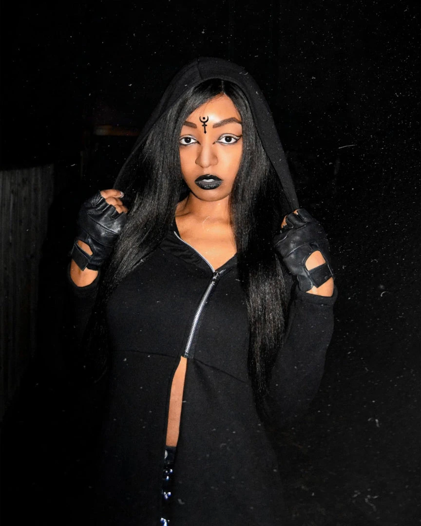 Necessary Evil Amphitrite Full Length Hoodie Ladies 17 Necessary Evil Amphitrite Full Length Hoodie Ladies