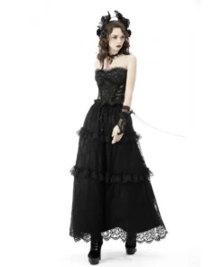 Dark In Love Delilah Corset Top Ladies