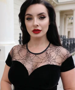 Collectif Arca Dark Queen Maxi Dress Ladies 15 Collectif Arca Dark Queen Maxi Dress Ladies