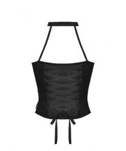 New Arrivals Dark In Love Anthea Halter Top