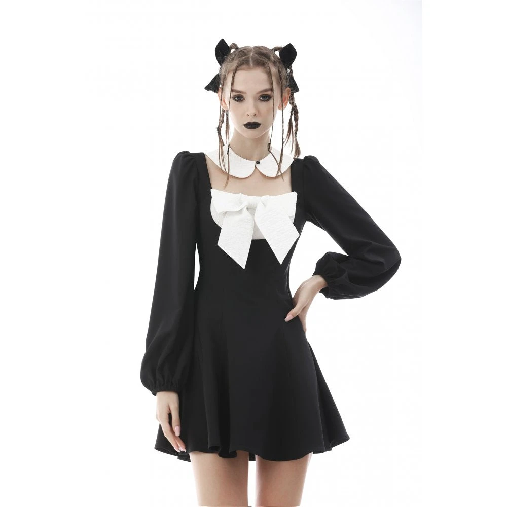 Dark In Love Sloane Bowknot Dress Ladies 9 Dark In Love Sloane Bowknot Dress Ladies