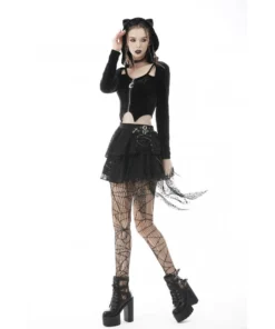 Dark In Love Alley Cat Hooded Top Ladies 24 Dark In Love Alley Cat Hooded Top Ladies