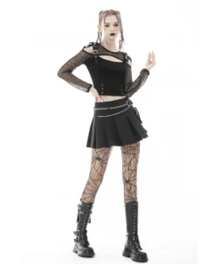 Dark In Love Joelle Pleated Mini Skirt Ladies