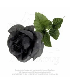 Kate's Clothing Ladies Alchemy Gothic Imitation Black Rose 5 Kate's Clothing Ladies Alchemy Gothic Imitation Black Rose