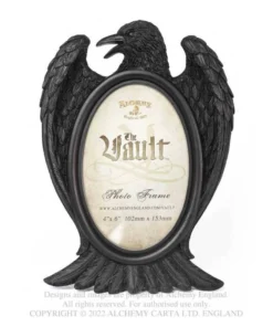 Alchemy Gothic Black Raven Photo Frame