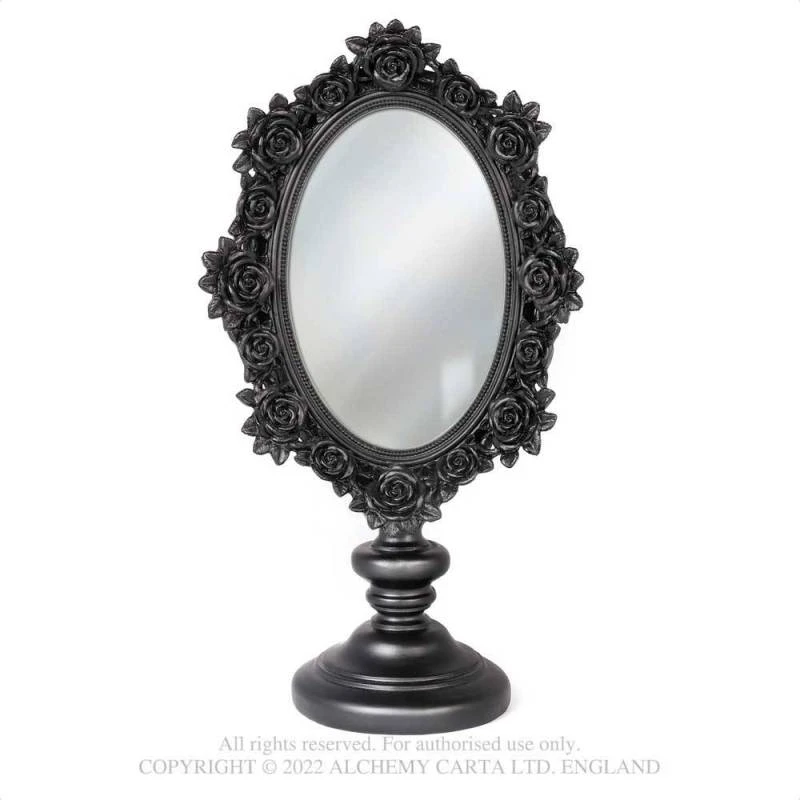 Homeware Alchemy Gothic Black Rose Dressing Table Mirror 3 Homeware Alchemy Gothic Black Rose Dressing Table Mirror