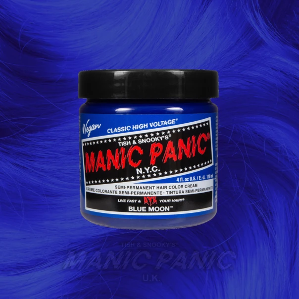 Hair Dye Manic Panic Classic Cream Hair Colour - Blue Moon 3 Hair Dye Manic Panic Classic Cream Hair Colour - Blue Moon